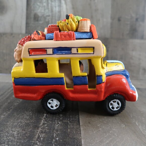Columbia Folk Art Clay Pottery Chiva Bus Arts & Crafts Ceramic Columbian - Picture 4 of 9